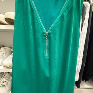 New York & Company Teal Dress with Zipper